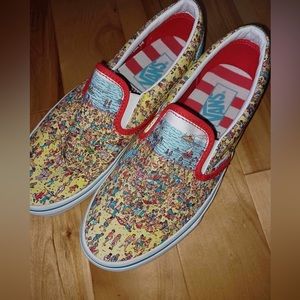 Vans Where’s Waldo slip on’s